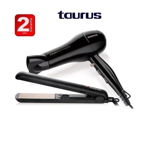 Dabador - Anfa shop - Taurus Pack Beauty Essential –sèche-cheveux avec lisseur - 2ans de garantie